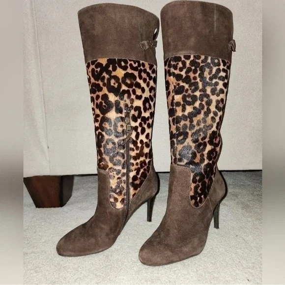 Ralph Lauren Halina Suede Knee Boots – Women’s Size 7 - Picture 7 of 8